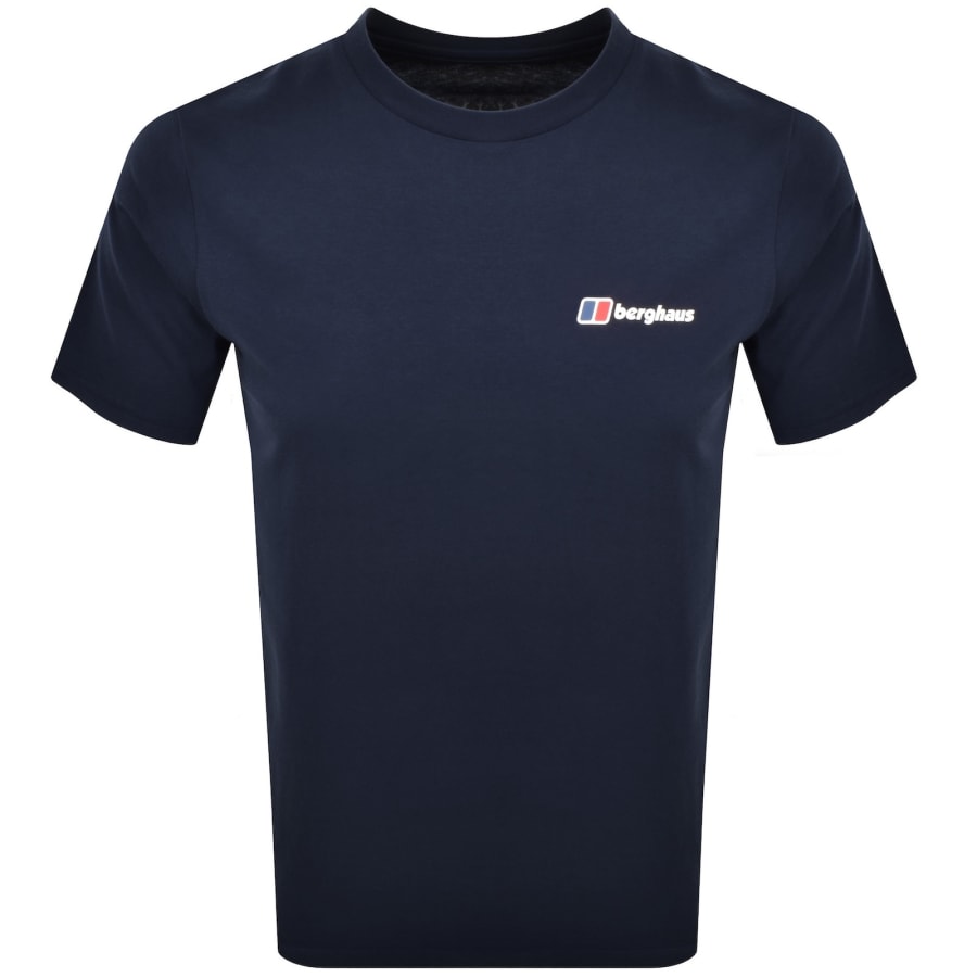 Image number 2 for Berghaus Front And Back Logo T Shirt Blue