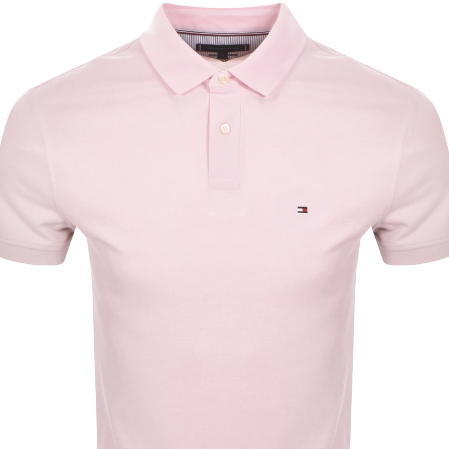Image number 2 for Tommy Hilfiger Regular Fit 1985 Polo T Shirt Pink