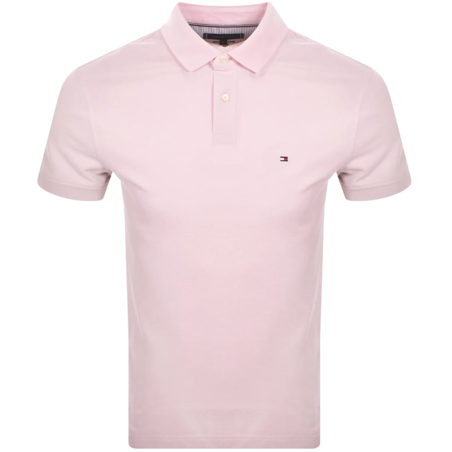 Image number 1 for Tommy Hilfiger Regular Fit 1985 Polo T Shirt Pink
