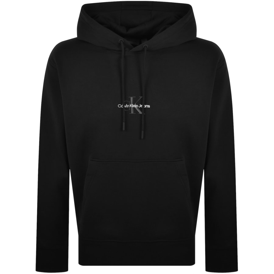Image number 1 for Calvin Klein Jeans Monologo Hoodie Black