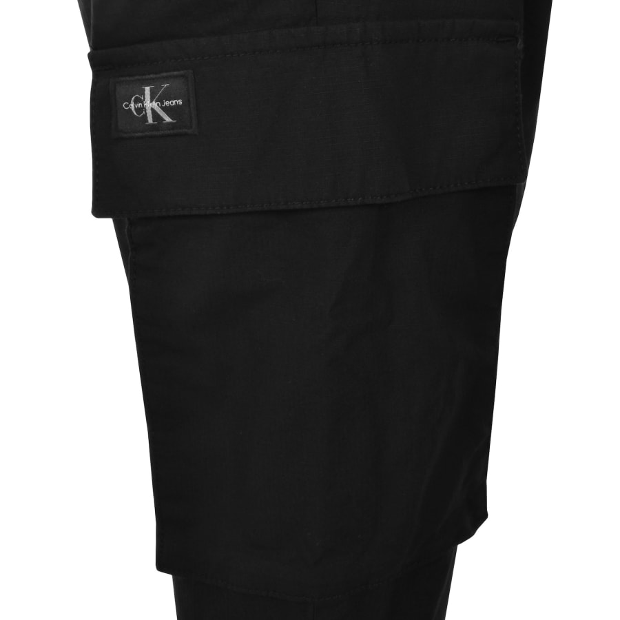 Image number 5 for Calvin Klein Jeans Skinny Cargo Trousers Black