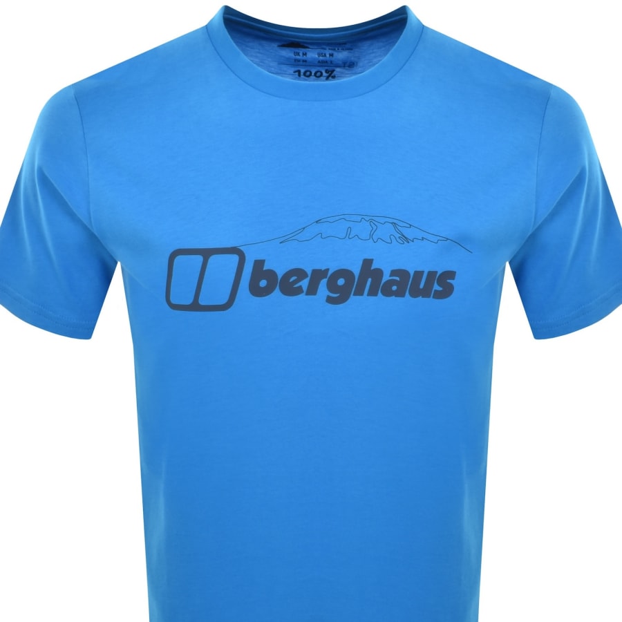Image number 3 for Berghaus Mountain Checklist T Shirt Blue