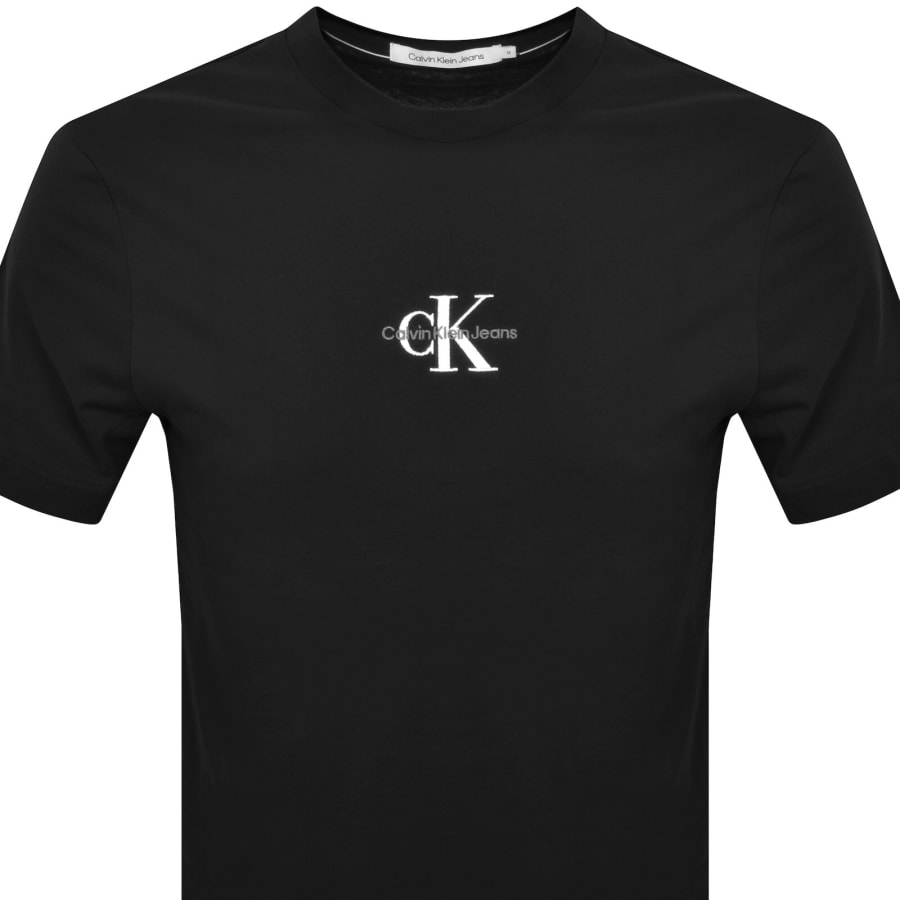 Image number 2 for Calvin Klein Jeans Monologo T Shirt Black