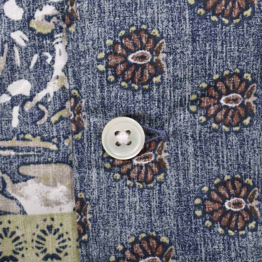 Image number 4 for Levis Sunset Camp Short Sleeved Shirt Blue