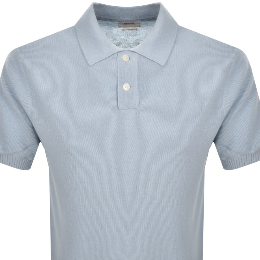 Image number 2 for Levis Short Sleeved Knit Polo Blue