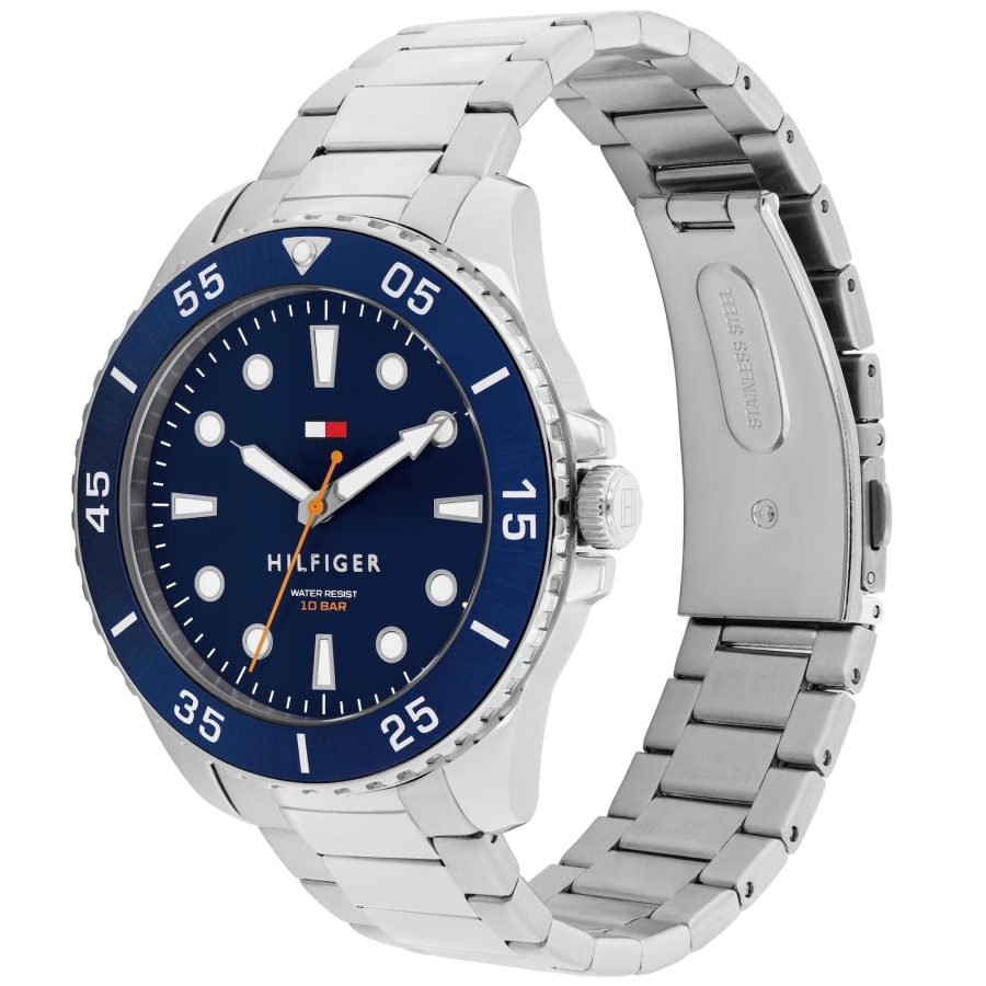 Image number 3 for Tommy Hilfiger Oceanic Diver Watch Silver