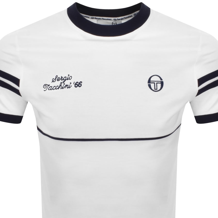 Image number 2 for Sergio Tacchini Orion Davis T Shirt White