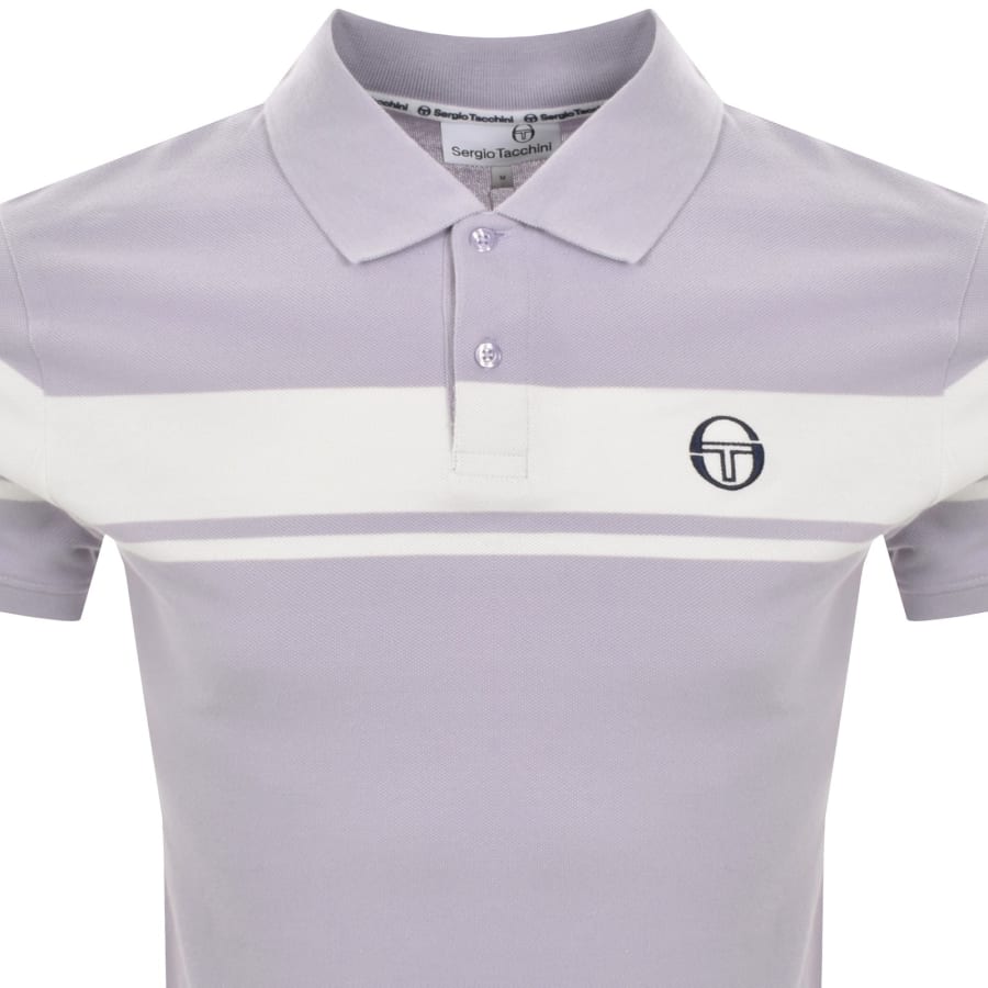 Image number 2 for Sergio Tacchini Young Line Polo T Shirt Thistle
