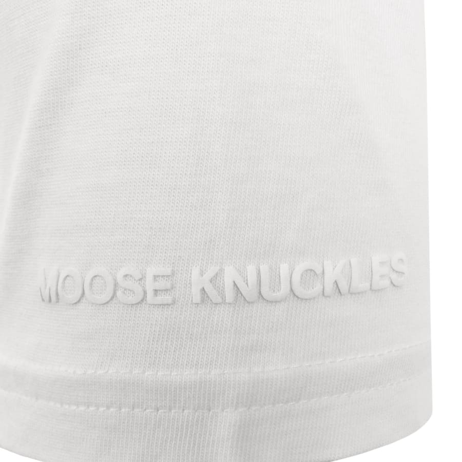 Image number 5 for Moose Knuckles Crescent T Shirt White