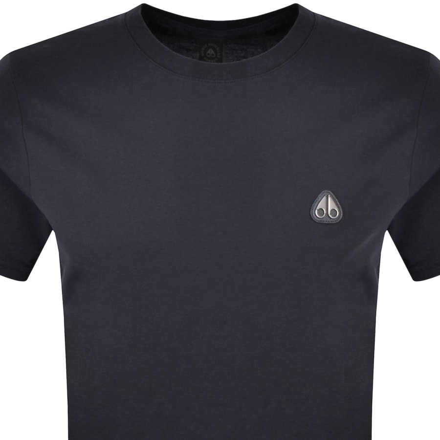 Image number 2 for Moose Knuckles Crescent T Shirt Navy
