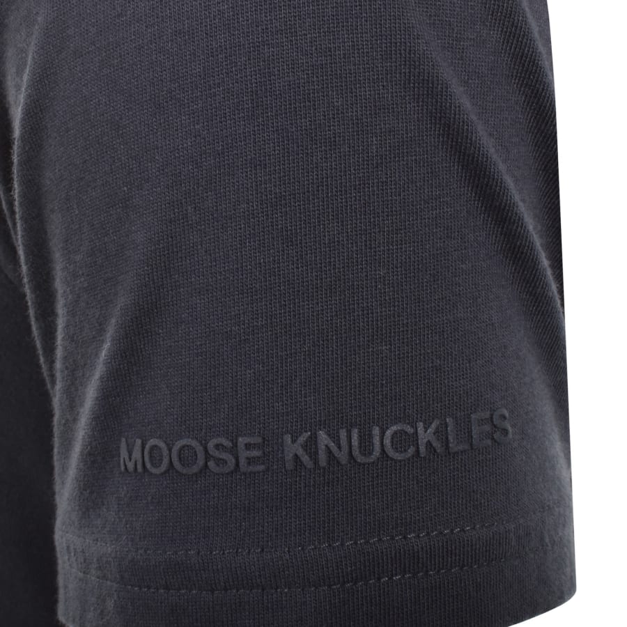 Image number 5 for Moose Knuckles Crescent T Shirt Navy