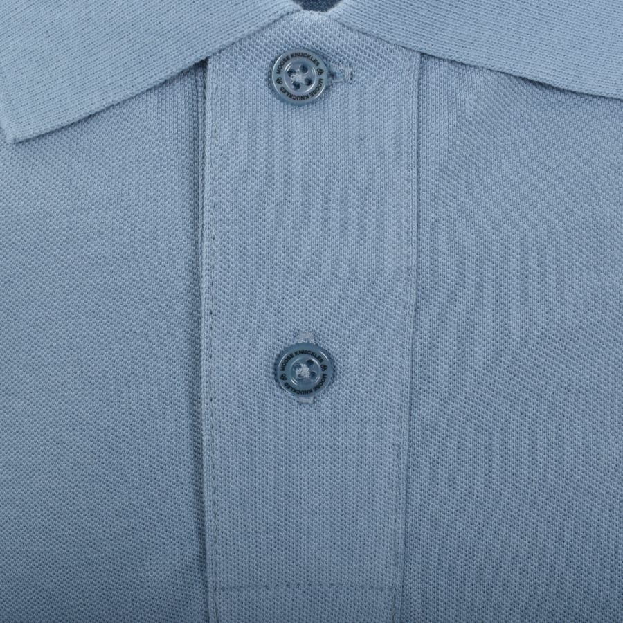 Image number 4 for Moose Knuckles Everett Polo T Shirt Blue