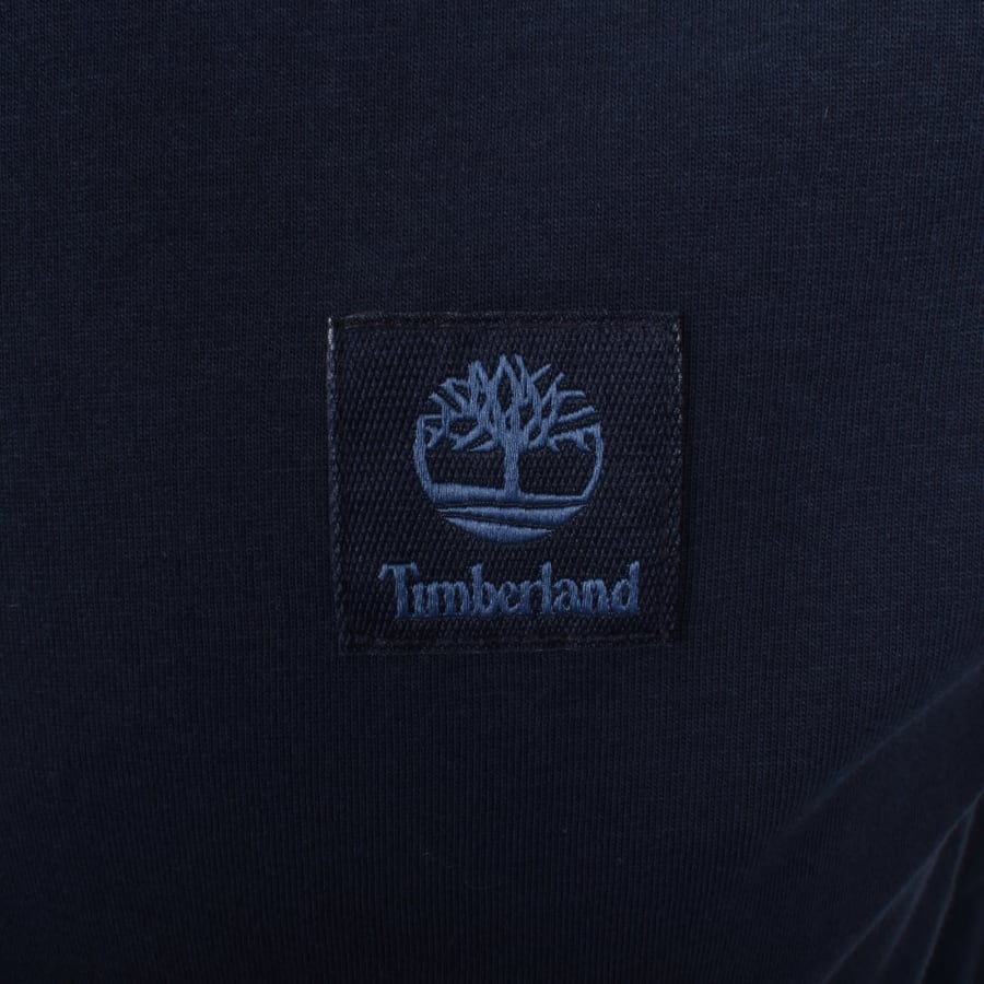 Image number 3 for Timberland Woven Badge T Shirt Dark Sapphire