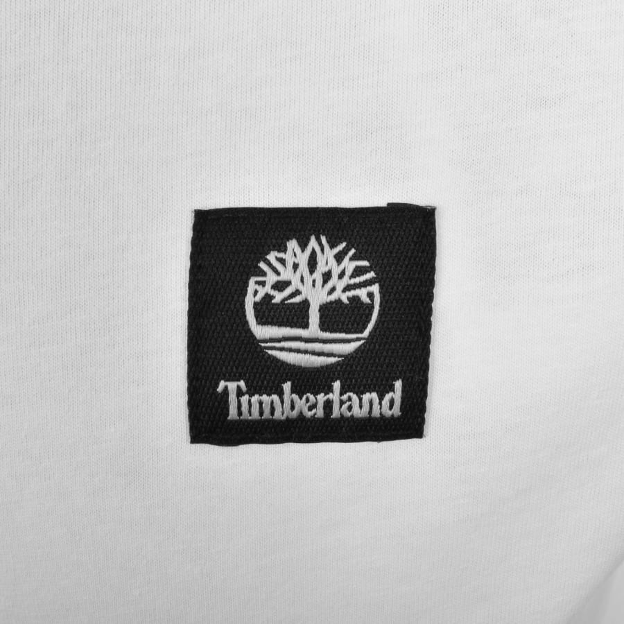 Image number 3 for Timberland Woven Badge T Shirt White