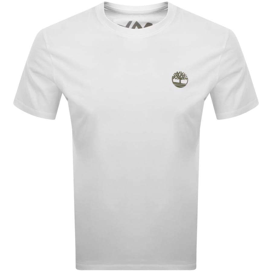 Image number 2 for Timberland Tree Camo Logo T Shirt White