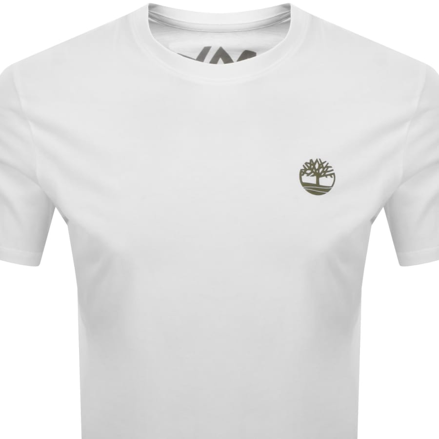 Image number 3 for Timberland Tree Camo Logo T Shirt White