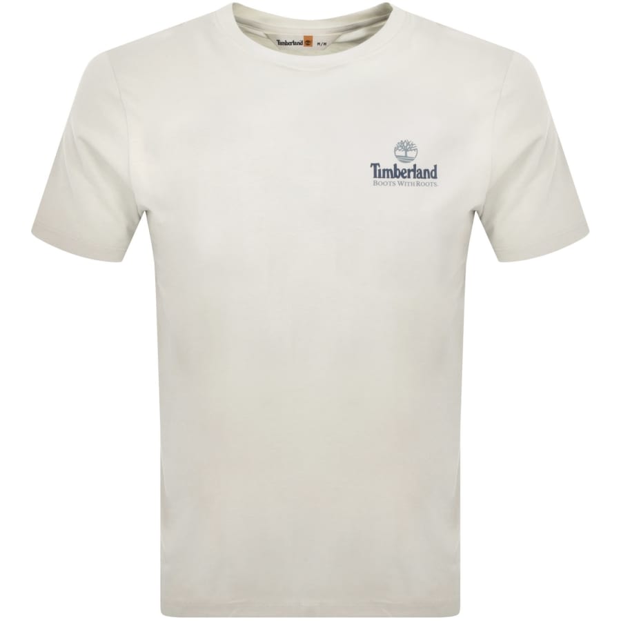 Image number 2 for Timberland Illustrated Tree Logo T Shirt White