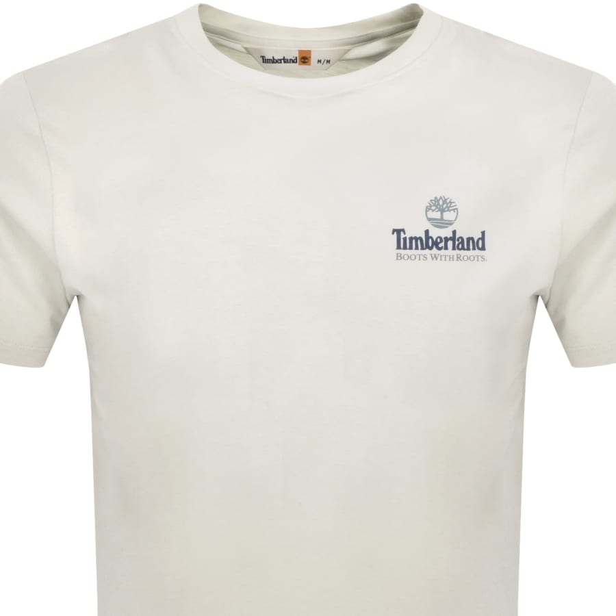 Image number 3 for Timberland Illustrated Tree Logo T Shirt White