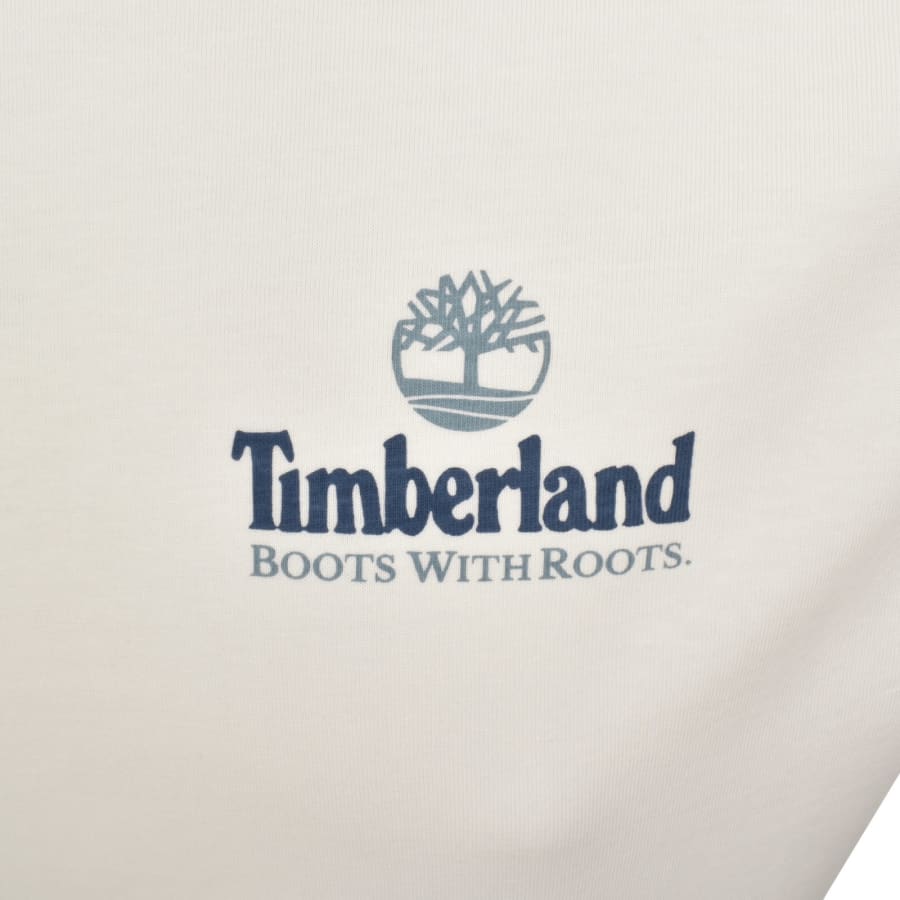 Image number 4 for Timberland Illustrated Tree Logo T Shirt White
