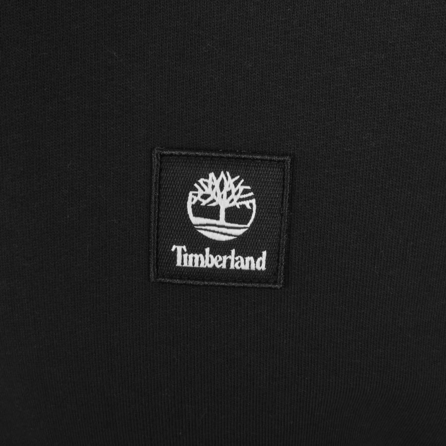Image number 3 for Timberland Woven Badge Sweatshirt Black