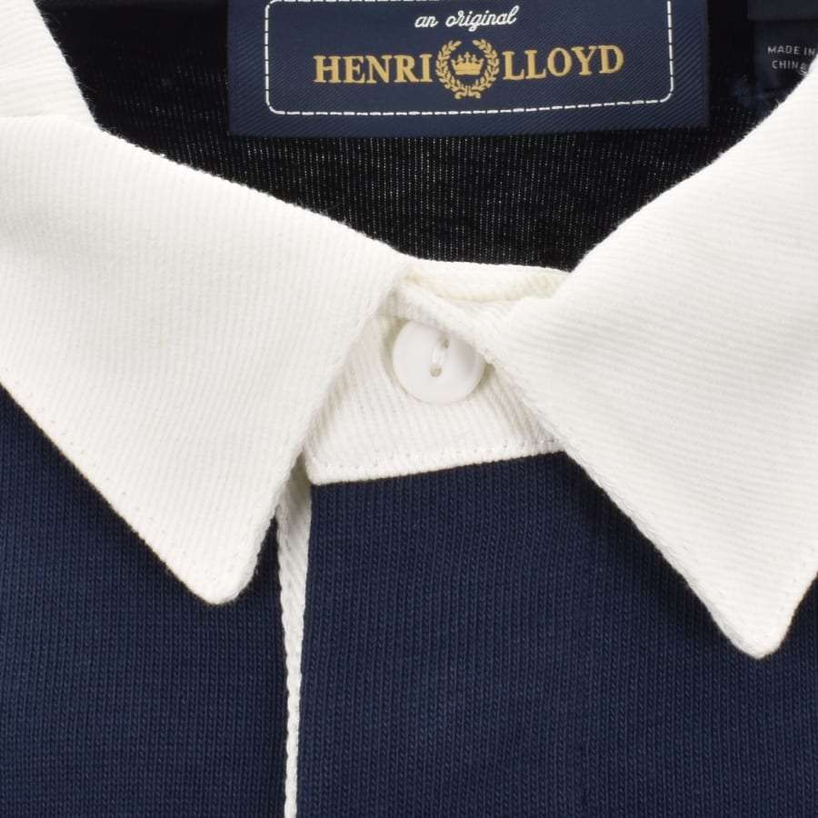 Image number 4 for Henri Lloyd Voyager Rugby Polo Navy