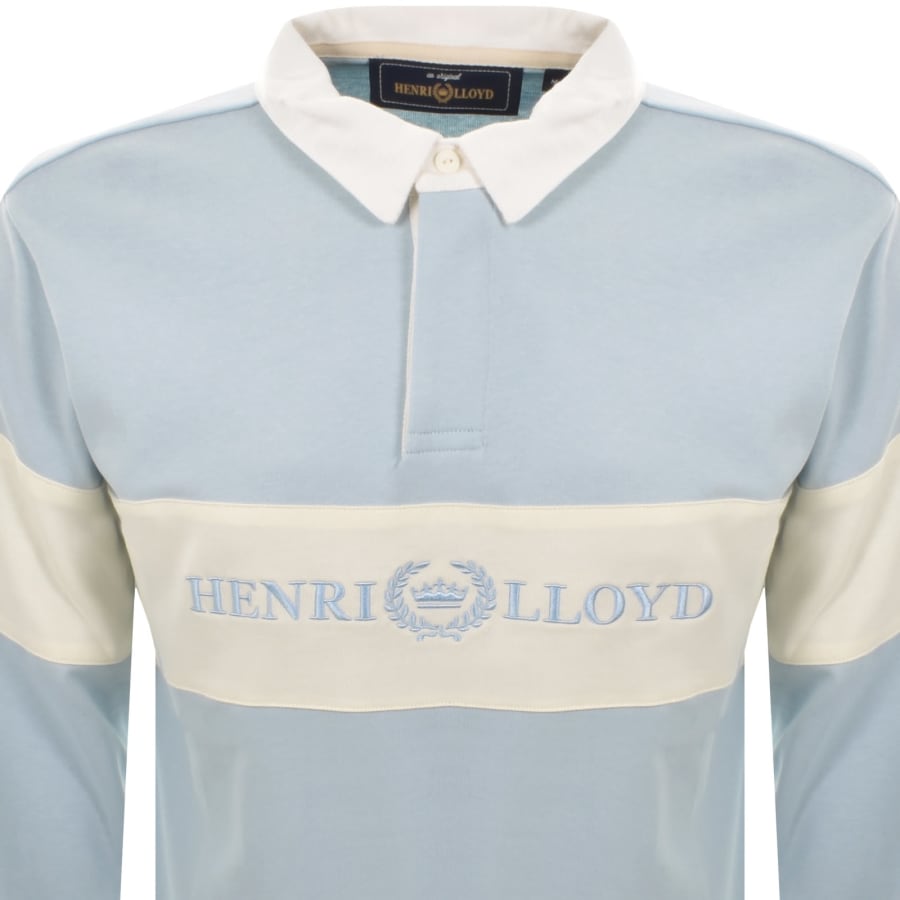 Image number 2 for Henri Lloyd Voyager Rugby Polo Blue
