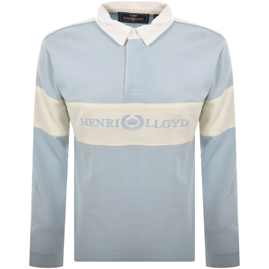 Image number 1 for Henri Lloyd Voyager Rugby Polo Blue