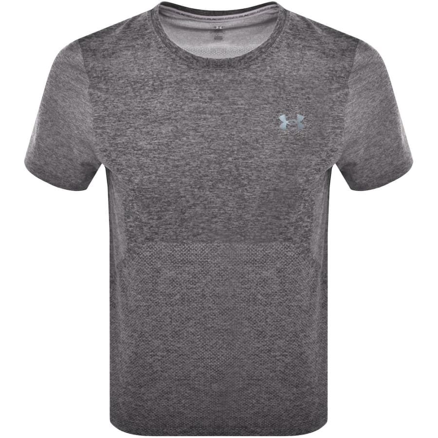 Image number 2 for Under Armour Seamless Stride T Shirt Grey