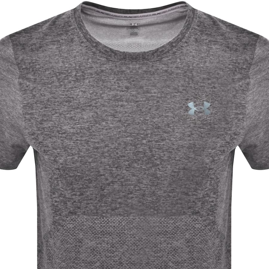 Image number 3 for Under Armour Seamless Stride T Shirt Grey