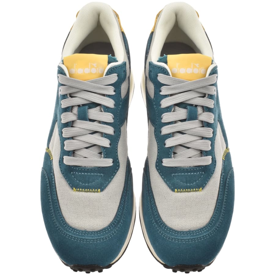 Image number 3 for Diadora Race Suede SW Trainers Blue
