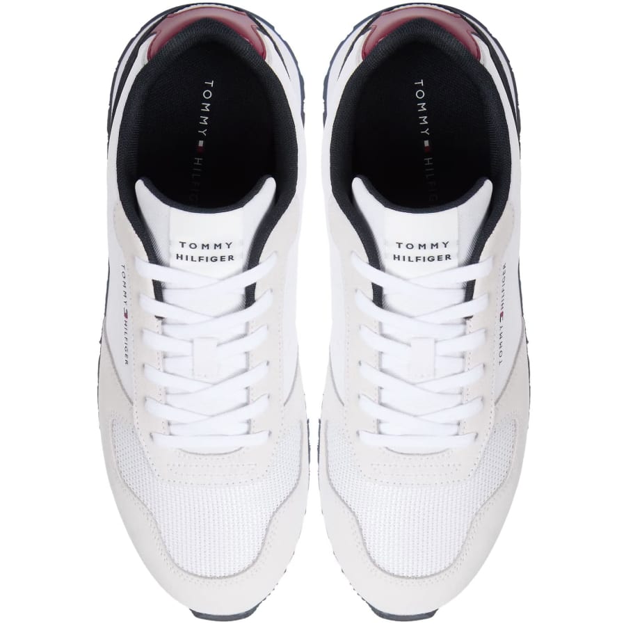 Image number 3 for Tommy Hilfiger New Runner Trainers White