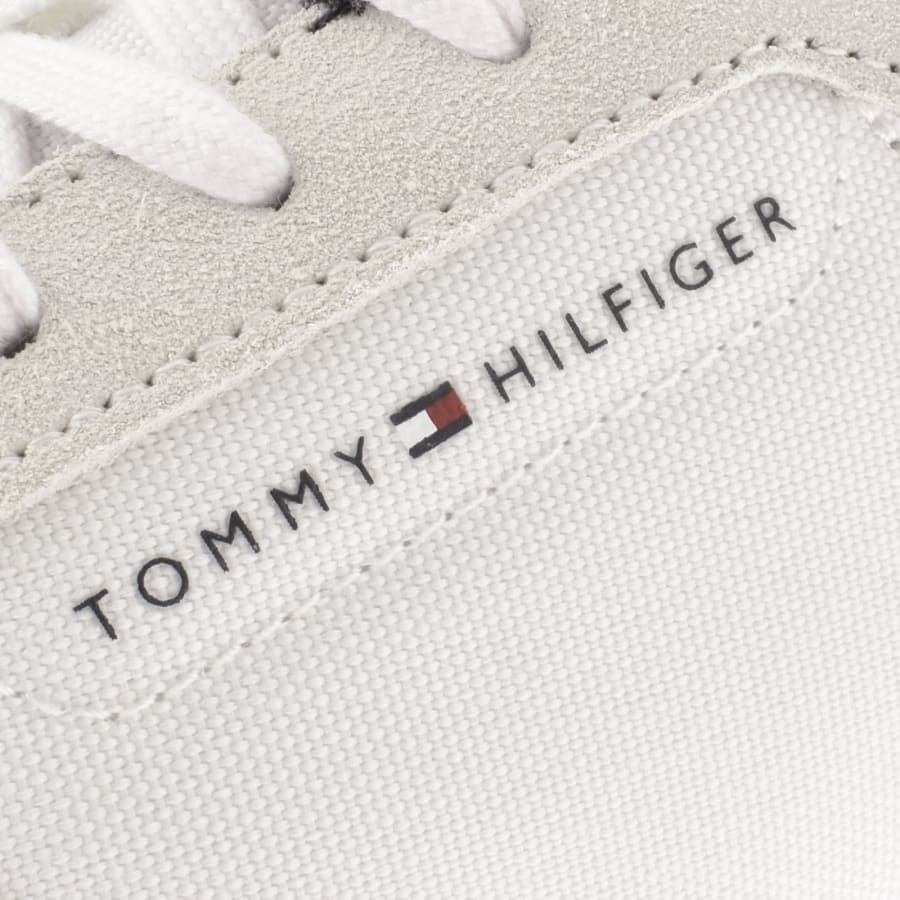 Image number 4 for Tommy Hilfiger New Runner Trainers White