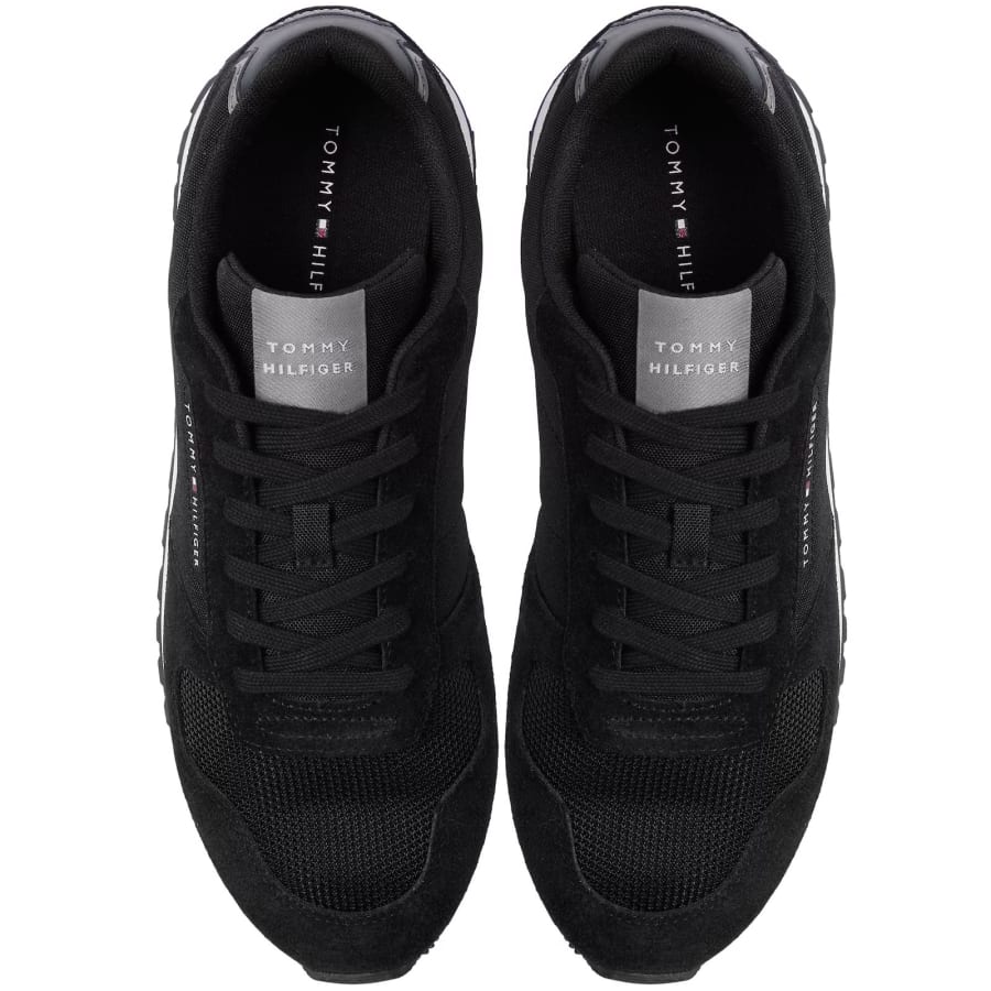 Image number 3 for Tommy Hilfiger New Runner Trainers Black