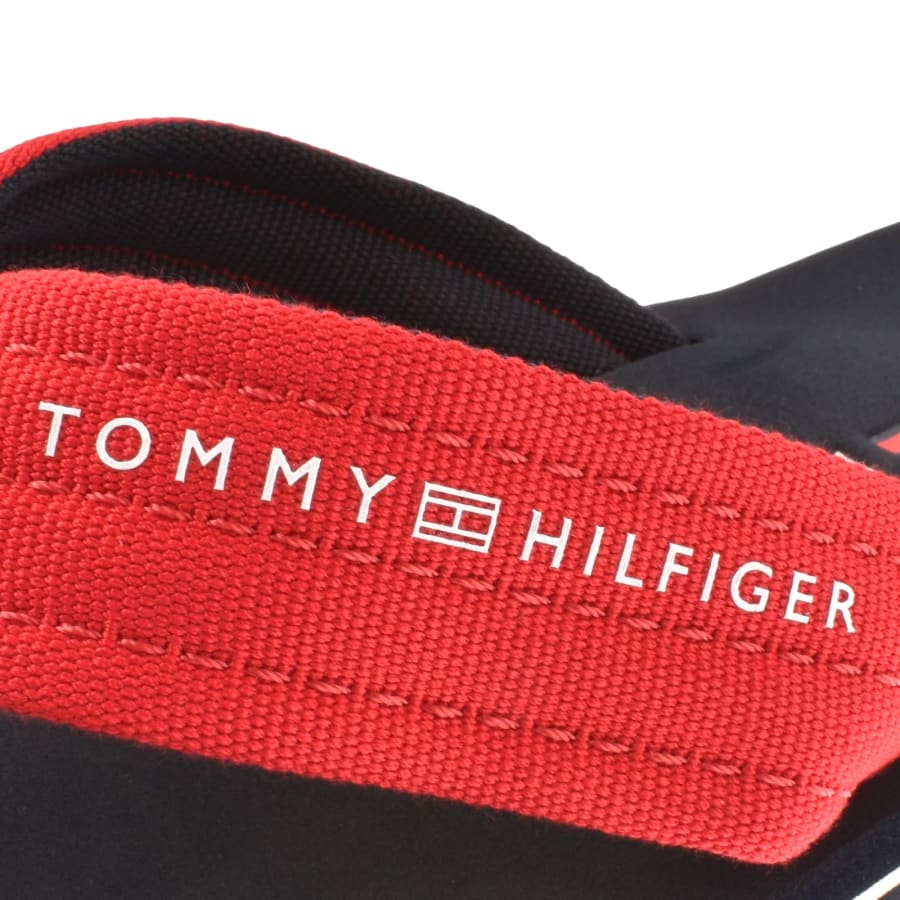 Image number 4 for Tommy Hilfiger NYC Flip Flops Primary Red