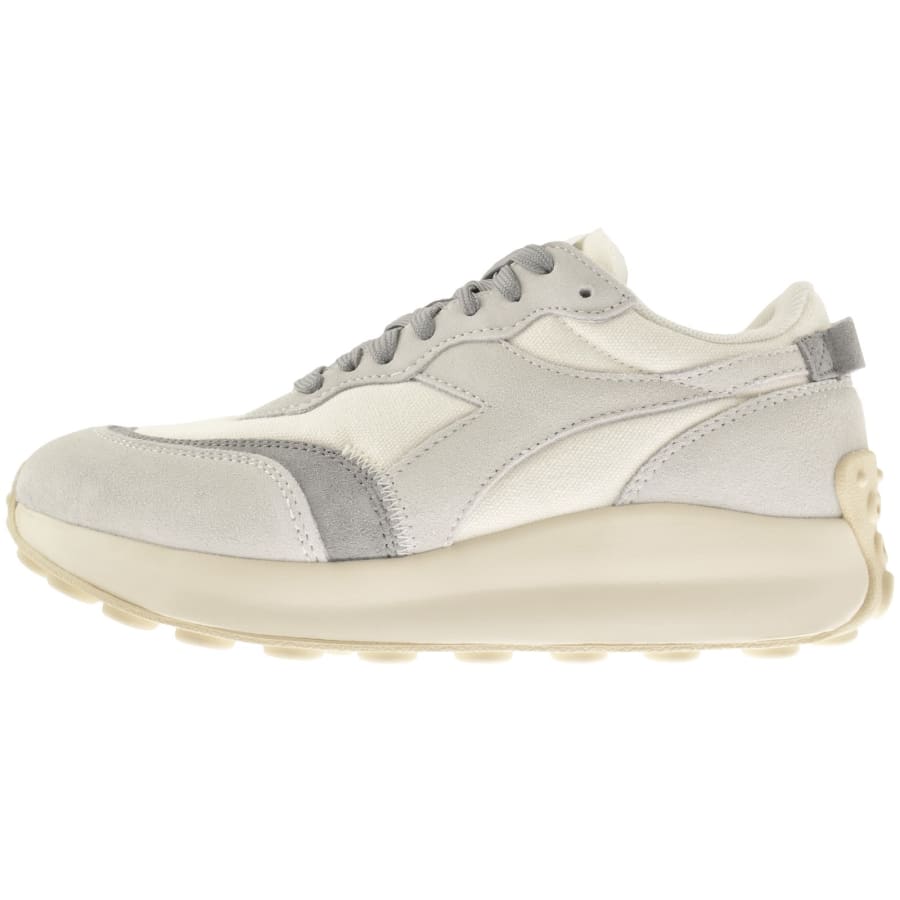 Image number 1 for Diadora Race Suede SW Trainers White