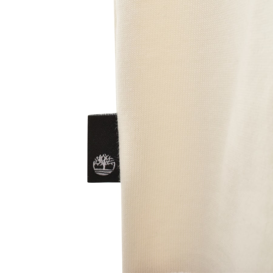 Image number 4 for Timberland Tonal Logo T Shirt Off White