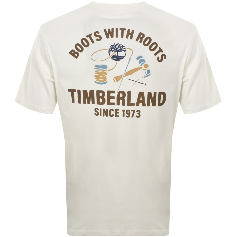 Image number 5 for Timberland Work Inspired T Shirt Vintage White