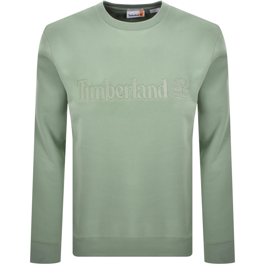 Image number 1 for Timberland Hampthon Crew Neck Sweatshirt Green