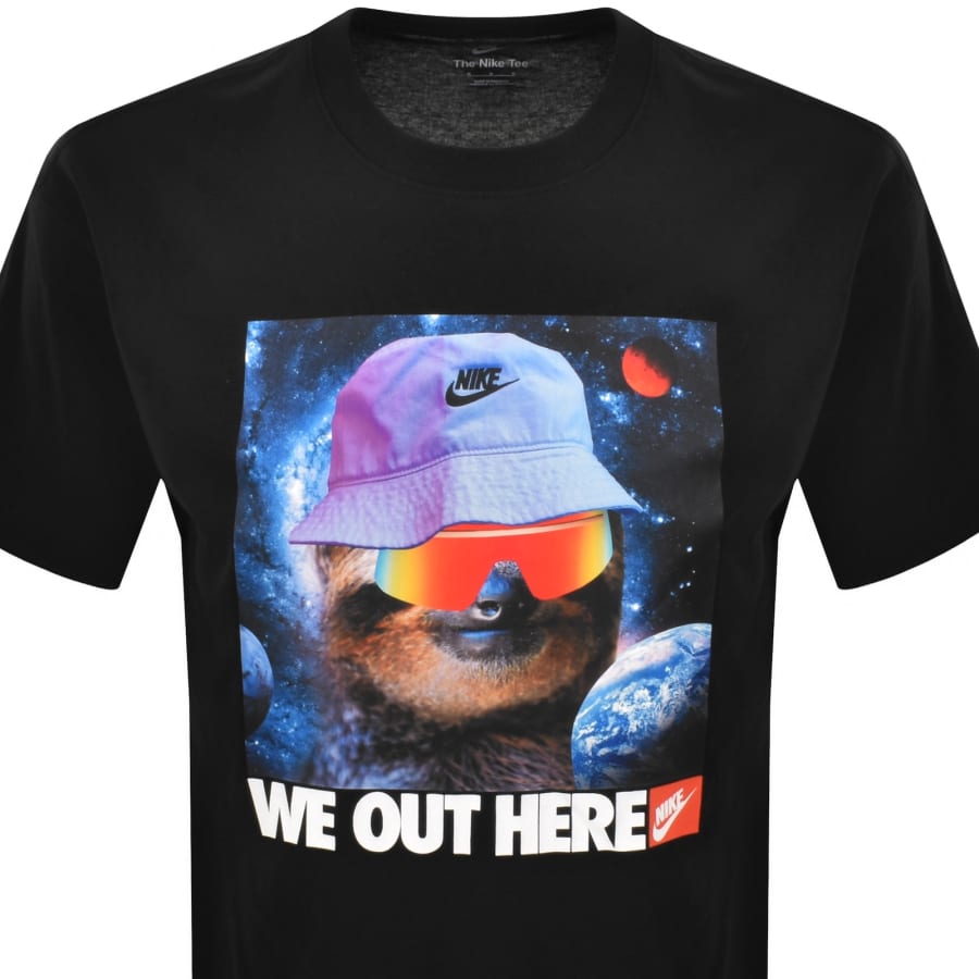 Image number 2 for Nike Sportswear Graphic T Shirt Black
