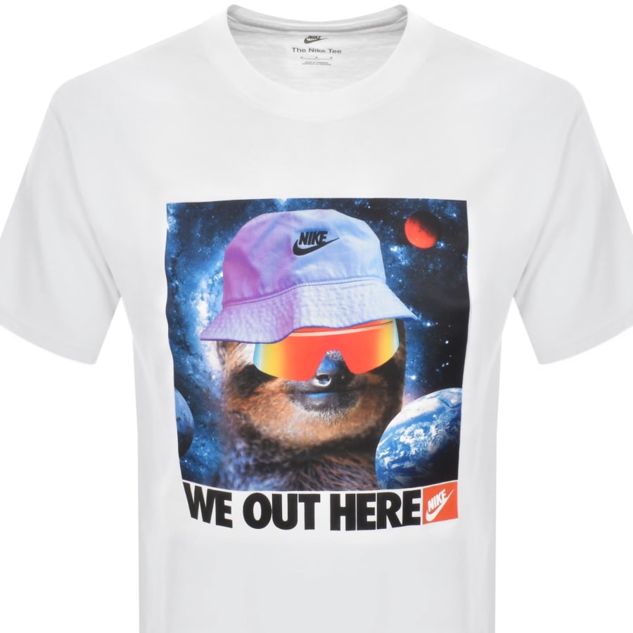 Image number 2 for Nike Sportswear Graphic T Shirt White