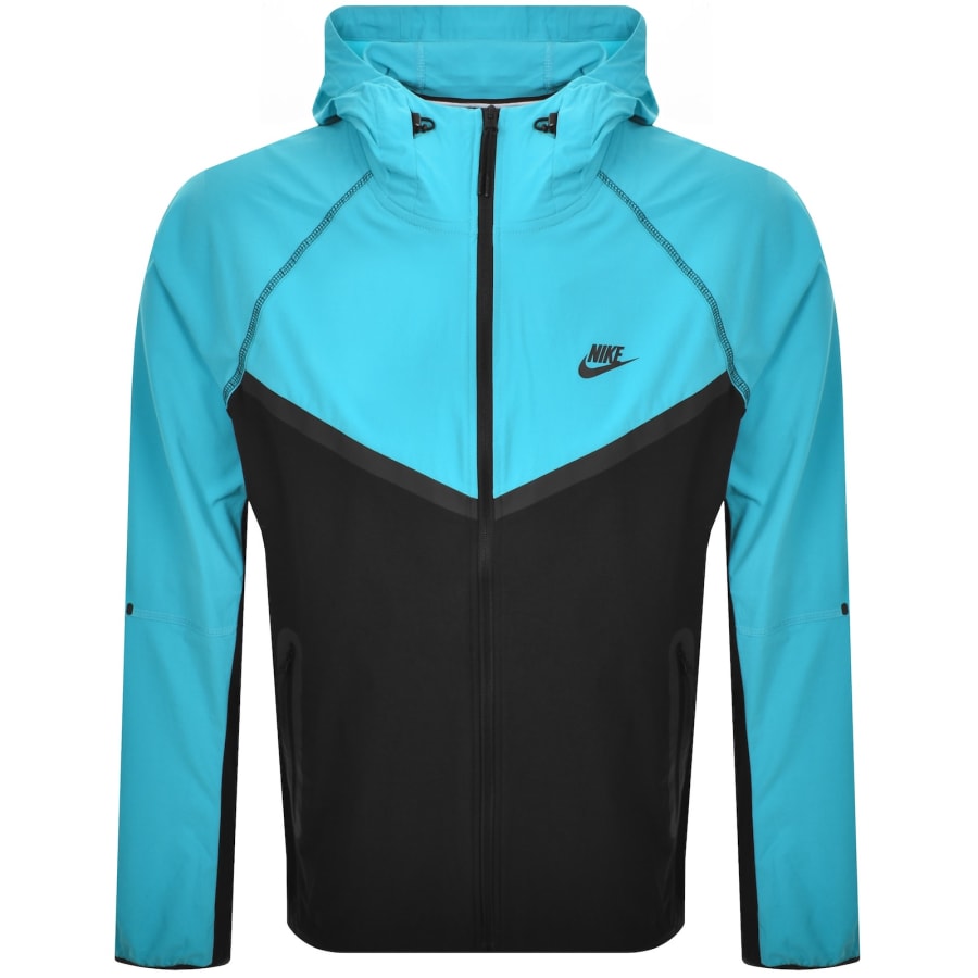 Image number 1 for Nike Tech Woven Windrunner Jacket Blue