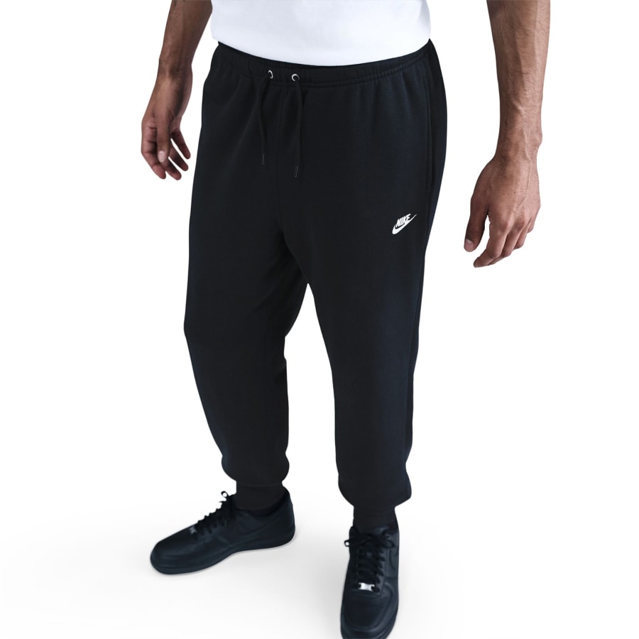 Image number 4 for Nike Club Jogging Bottoms Black