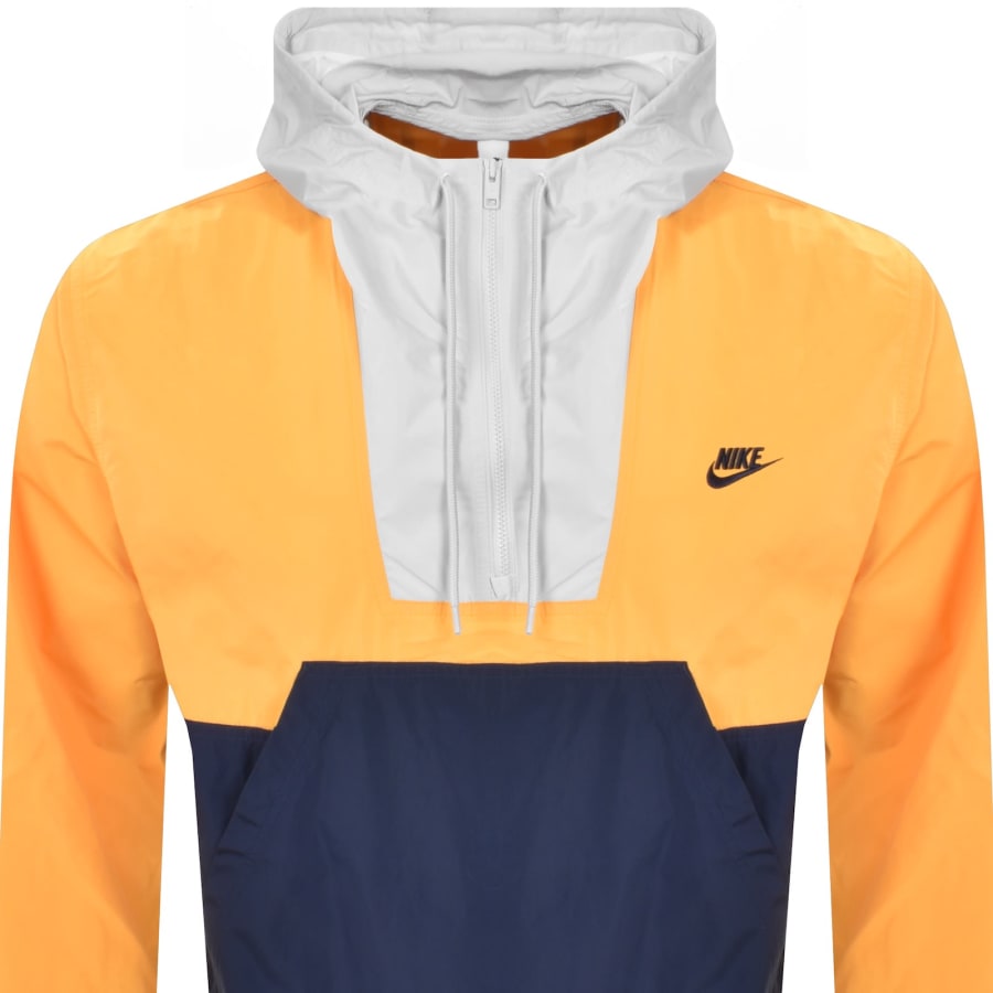 Image number 3 for Nike Club Marina Anorak Jacket Yellow