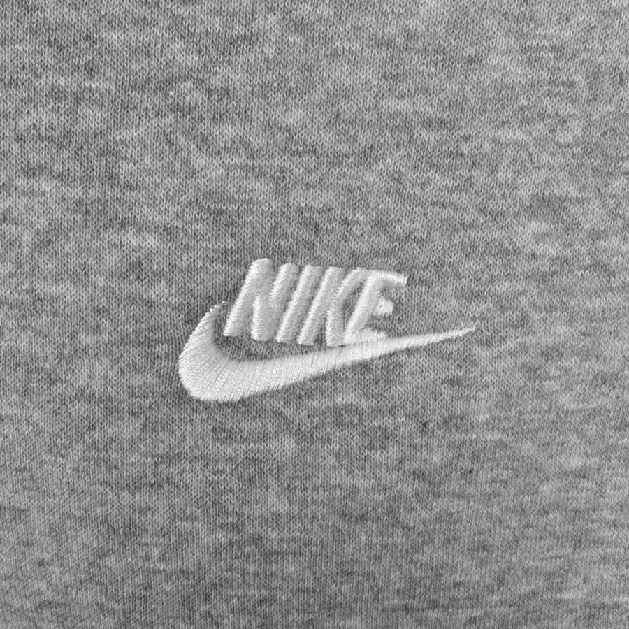 Image number 3 for Nike Club Logo Hoodie Grey