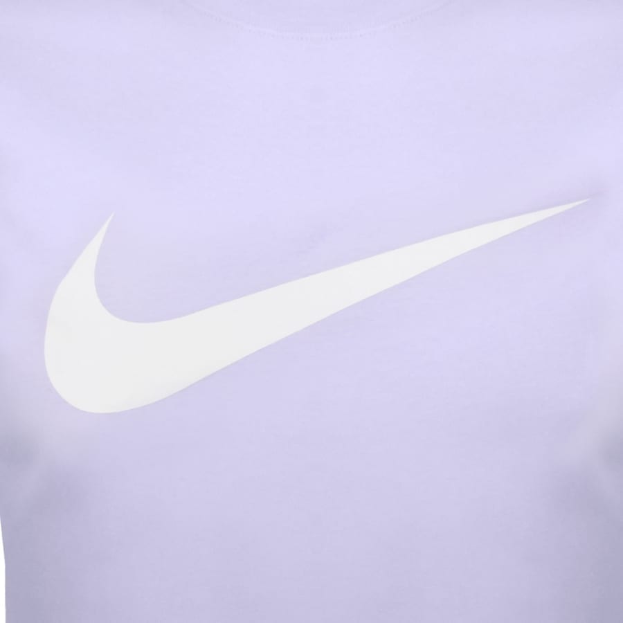 Image number 3 for Nike Crew Neck Icon Swoosh T Shirt Lilac