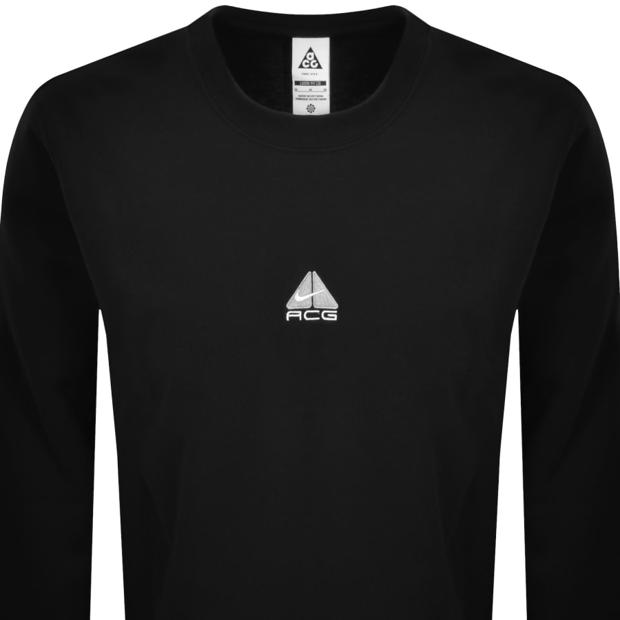 Image number 2 for Nike ACG Lungs Long Sleeve T Shirt Black