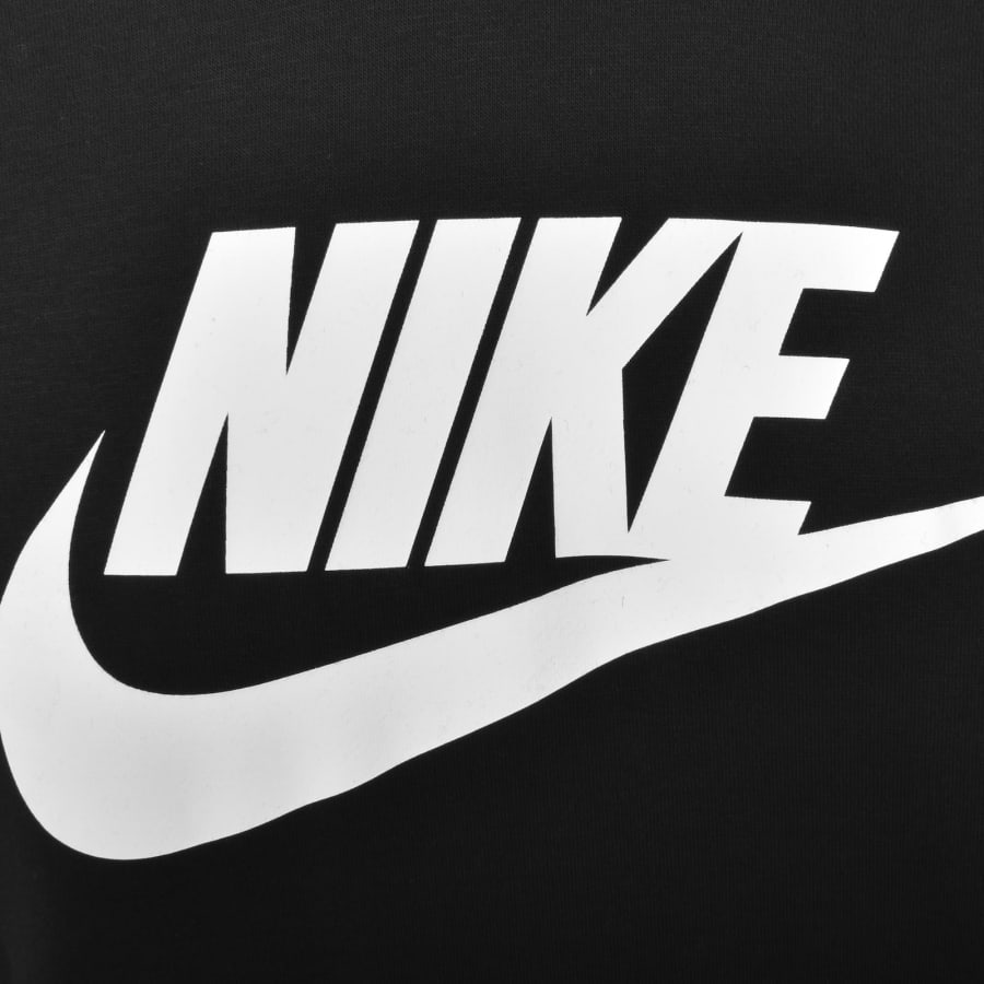 Image number 3 for Nike Swoosh Logo Hoodie Black