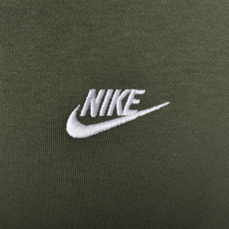 Image number 3 for Nike Crew Neck Club Sweatshirt Green
