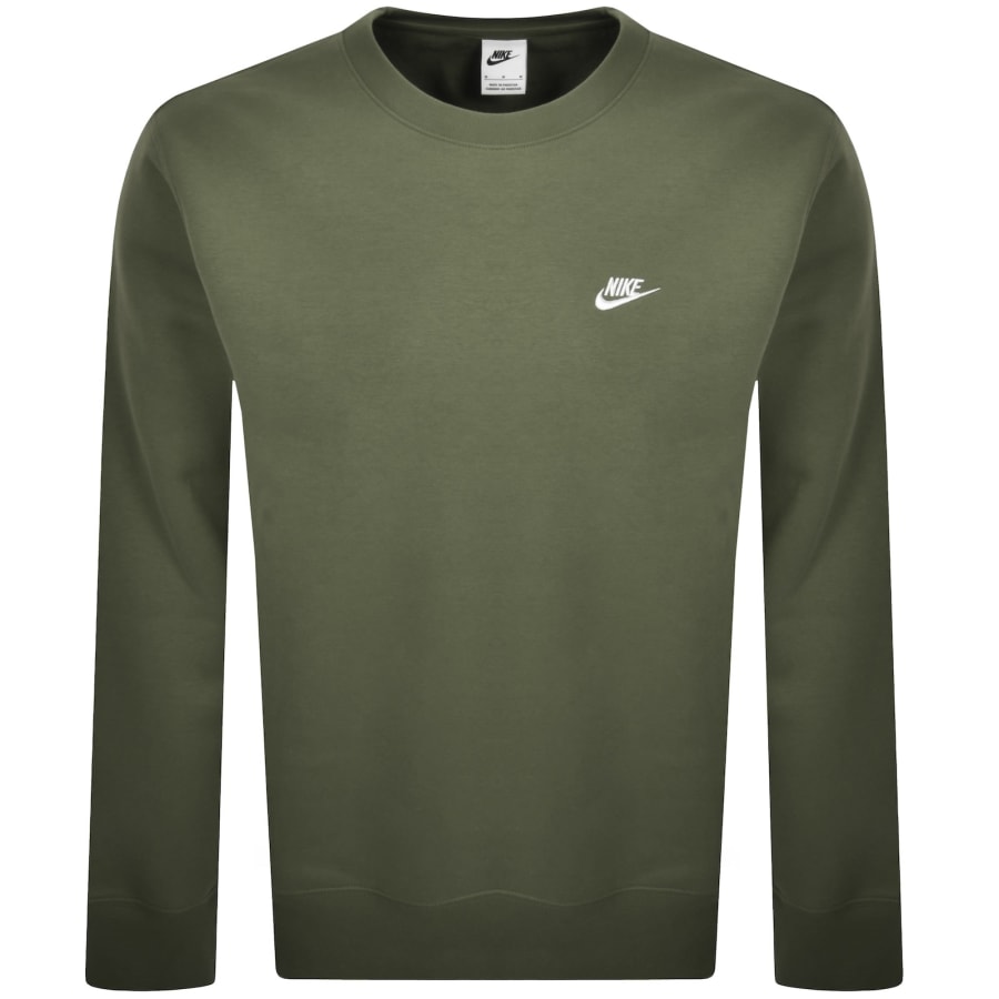 Image number 1 for Nike Crew Neck Club Sweatshirt Green