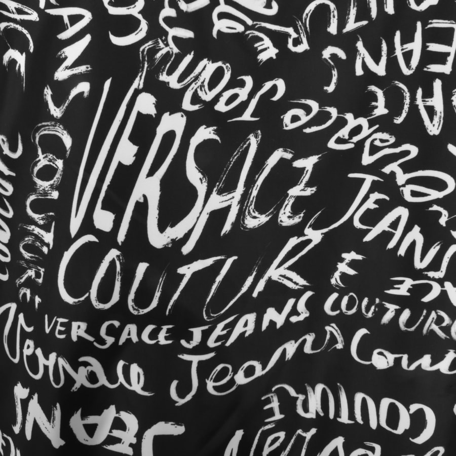 Image number 3 for Versace Jeans Couture Logomania Jacket Black